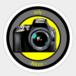 only Nikon design Sticker